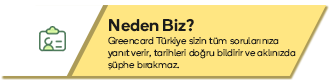 Green Card Başvurunuz için 24 saat ücretsiz danışmanlık hizmetimizden yararlanabilirsiniz